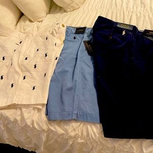 3 pair of Ralph Lauren Polo short